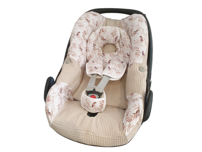 Fodera per seggiolino per bambini Maxi Cosi, fodera di ricambio o fodera aderente grigio scuro/menta scuro