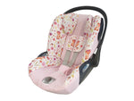 Babyschalen Bezug Cybex cloud Z i-size rosa Fuchs von Atelier MiaMia